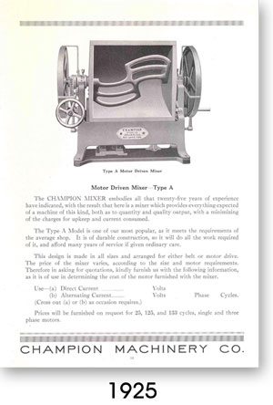 1925 mixer